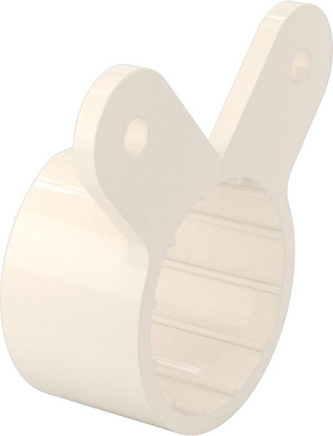 Plastik Genişletme Yönlendirme Kelepçesi, 1-1/8" ID