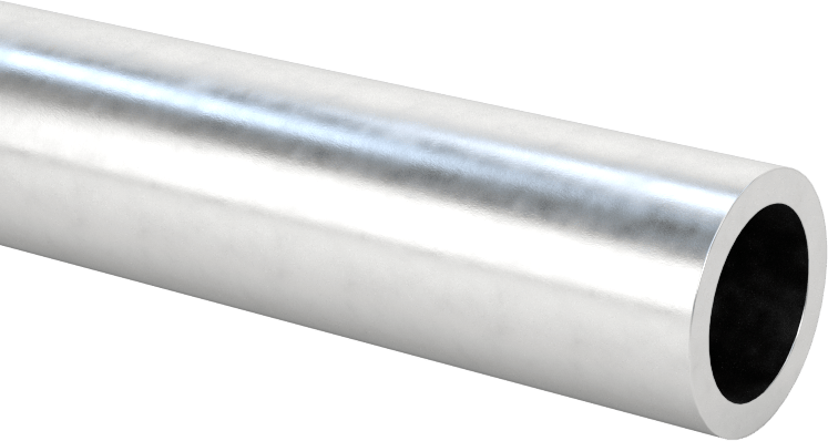 Sert Alüminyum Boru, 1/2" OD, 0,065" Duvar Kalınlığı, 2730 PSI Maksimum Basınç, 6 inç Uzunluk