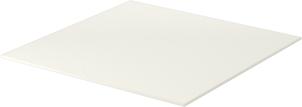 Ultra Yüksek Sıcaklık Seramik Alümina, Kolay İşlenebilir, 6“ x 6” Levha, 1/16" Kalınlık