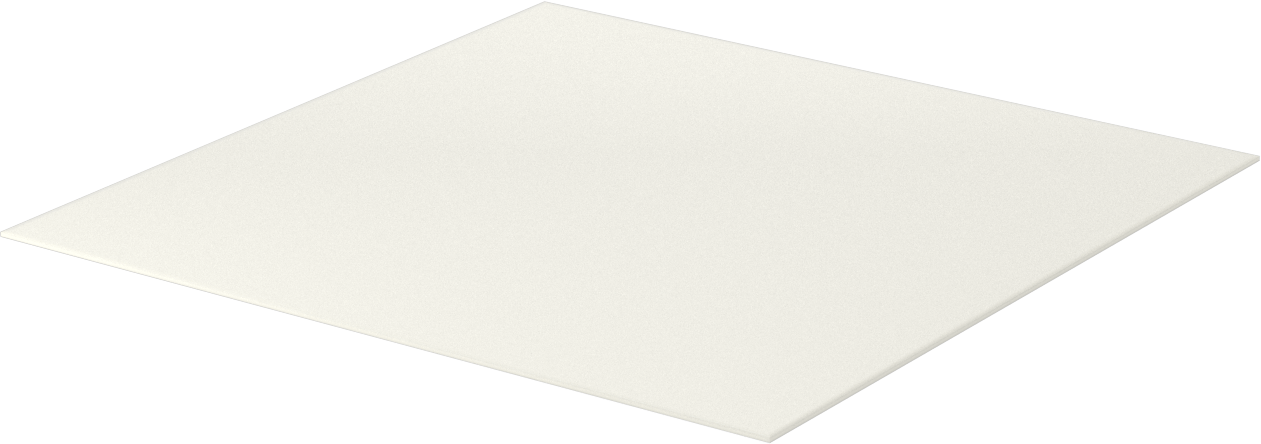 Ultra Yüksek Sıcaklık Seramik Alümina, Kolay İşlenebilir, 12 inç x 12 inç Levha, 1/16" Kalınlık