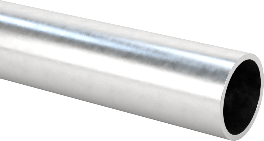 Sert Alüminyum Boru, 1" OD, 0,065" Duvar Kalınlığı, 270 PSI Maksimum Basınç, 1 Ayak Uzunluğunda