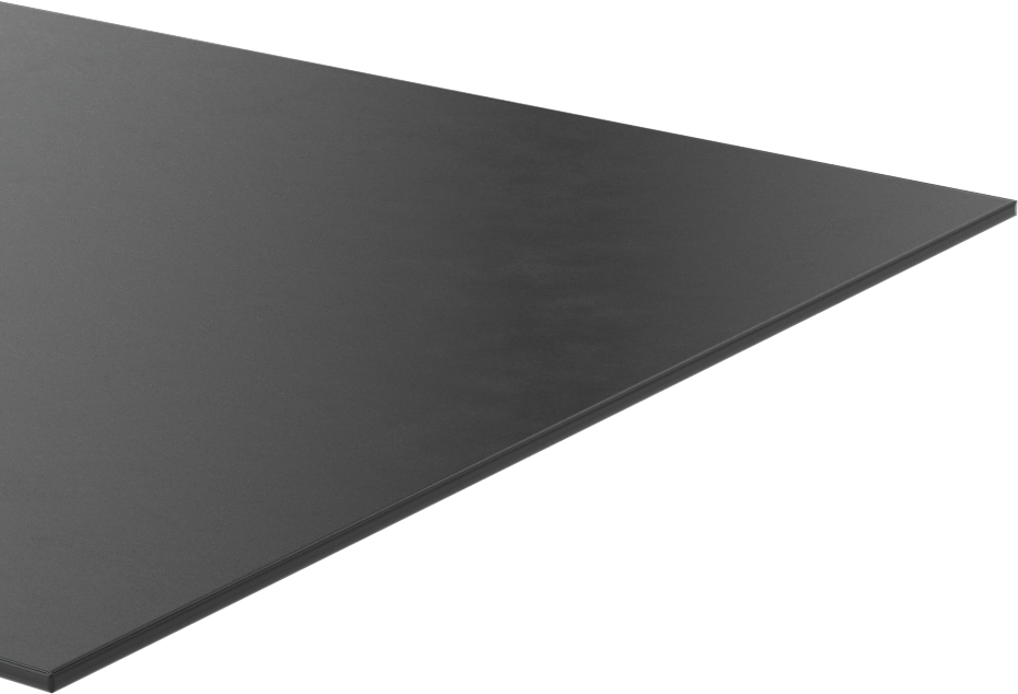 Yüksek Mukavemetli Hava Koşullarına Dayanıklı EPDM Kauçuk, Pürüzsüz Dokulu, 6“ x 36” Şerit, 1/16" Kalınlık