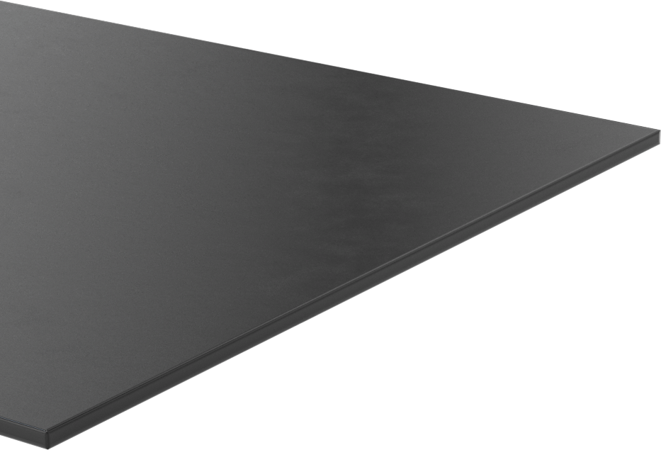Yüksek Mukavemetli Hava Koşullarına Dayanıklı EPDM Kauçuk, Pürüzsüz Dokulu, 6“ x 36” Şerit, 3/32" Kalınlık