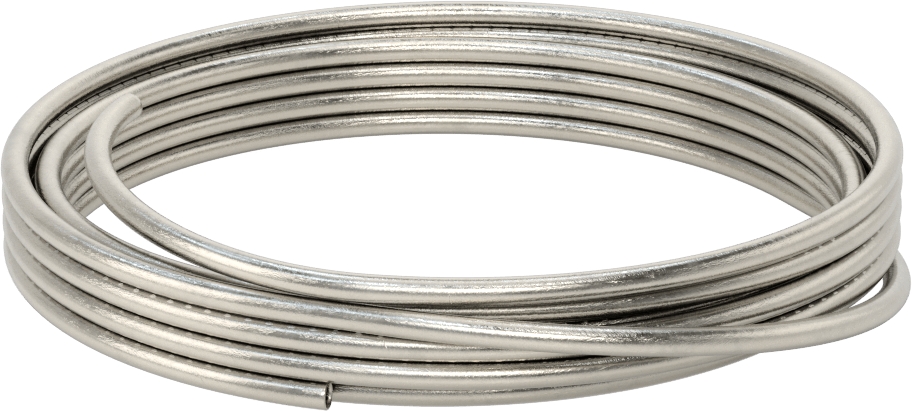 Kaynaklı 304 Paslanmaz Çelik Boru, 3/8" OD, 0,02 inç Duvar Kalınlığı, Bobin