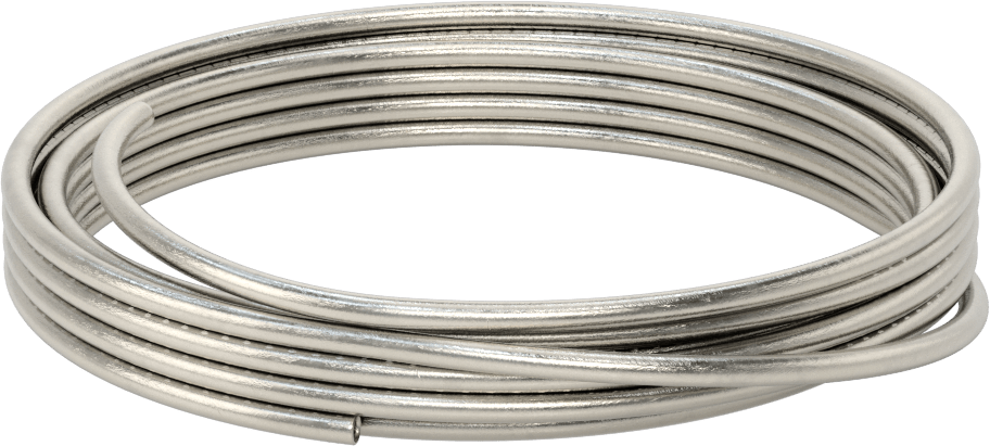 Kaynaklı 304 Paslanmaz Çelik Boru, 3/8" OD, 0,028" Duvar Kalınlığı, Bobin