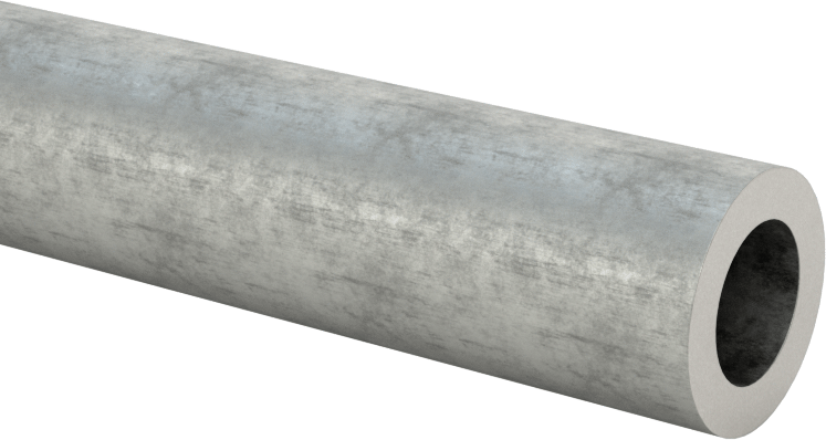 Kaynaklanması Kolay 4130 Alaşımlı Çelik Yuvarlak Boru, 0,095" Duvar Kalınlığı, 1/2" OD