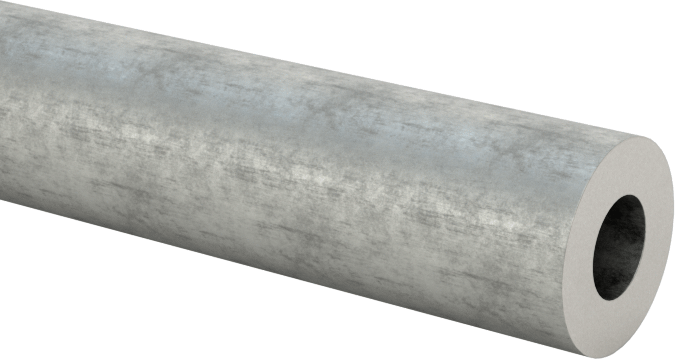 Kaynaklanması Kolay 4130 Alaşımlı Çelik Yuvarlak Boru, 0,065" Duvar Kalınlığı, 1/4" OD