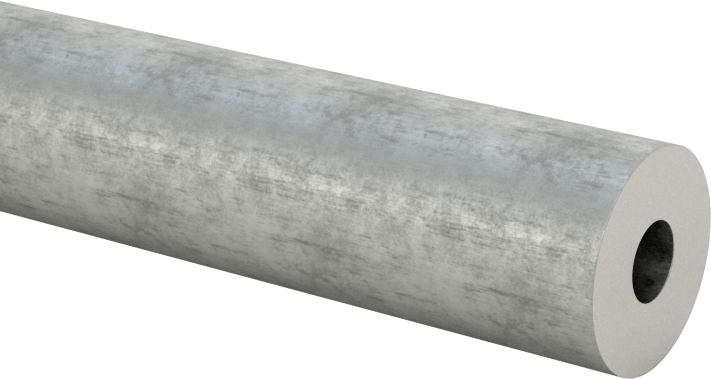 Kaynaklanması Kolay 4130 Alaşımlı Çelik Yuvarlak Boru, 0,12" Duvar Kalınlığı, 3/8" OD