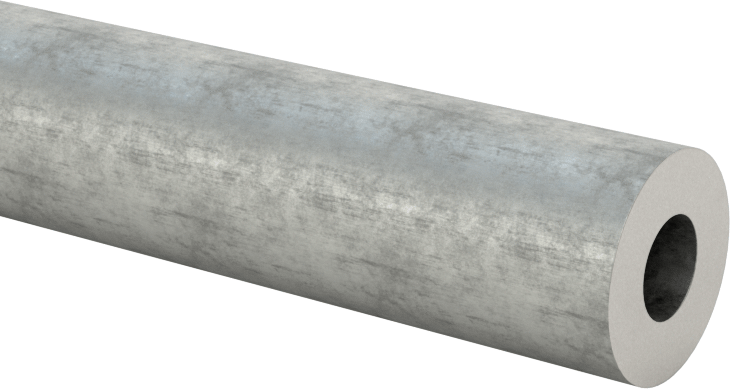 Kaynaklanması Kolay 4130 Alaşımlı Çelik Yuvarlak Boru, 0,12" Duvar Kalınlığı, 7/16" OD