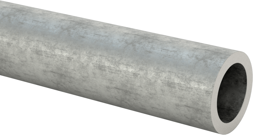 Kaynaklanması Kolay 4130 Alaşımlı Çelik Yuvarlak Boru, 0,12" Duvar Kalınlığı, 7/8" OD