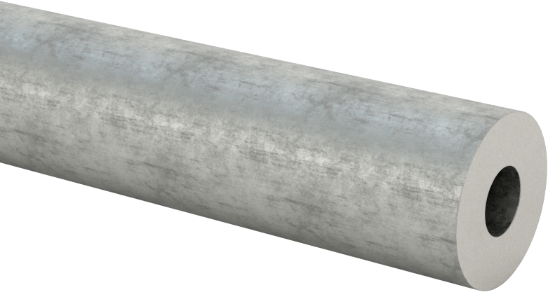 Kaynaklanması Kolay 4130 Alaşımlı Çelik Yuvarlak Boru, 0,188" Duvar Kalınlığı, 5/8" OD