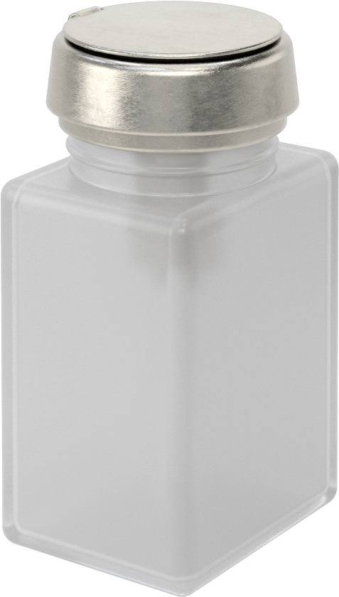 Yarı Şeffaf Push-Top Dağıtıcı, 2 FL oz Kapasite