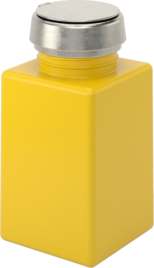 Üstten Basmalı Dağıtıcı, Statik Kontrol, 6 FL oz Kapasite, Sarı