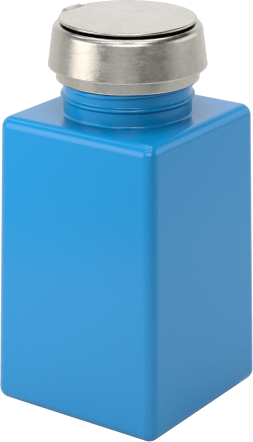 Üstten Basmalı Dağıtıcı, Statik Kontrol, Akı Giderici, 6 FL oz, Mavi