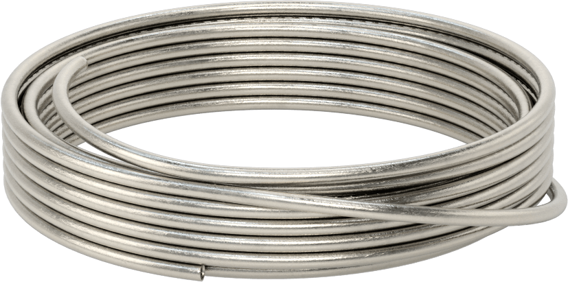 Kaynaklı 316 Paslanmaz Çelik Boru, 1/4" OD, 0,02 inç Duvar Kalınlığı, Bobin