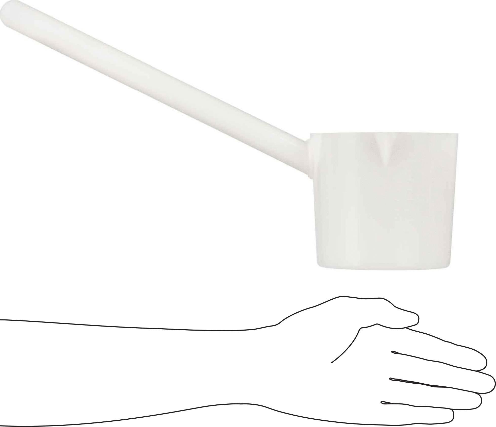Plastik Kepçe, 34 FL. oz. Kapasite