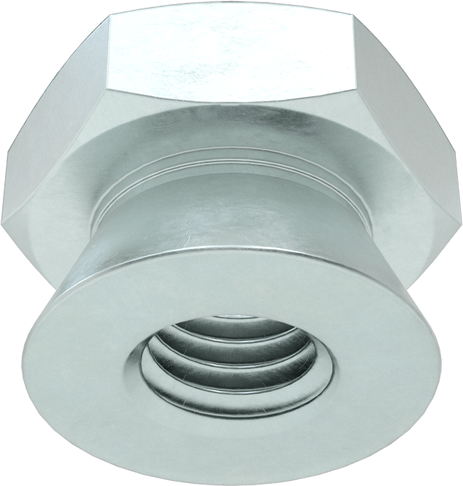 Kopma, Kurcalamaya Dayanıklı Somunlar, Çinko, 1/2"-13 Diş Boyutu