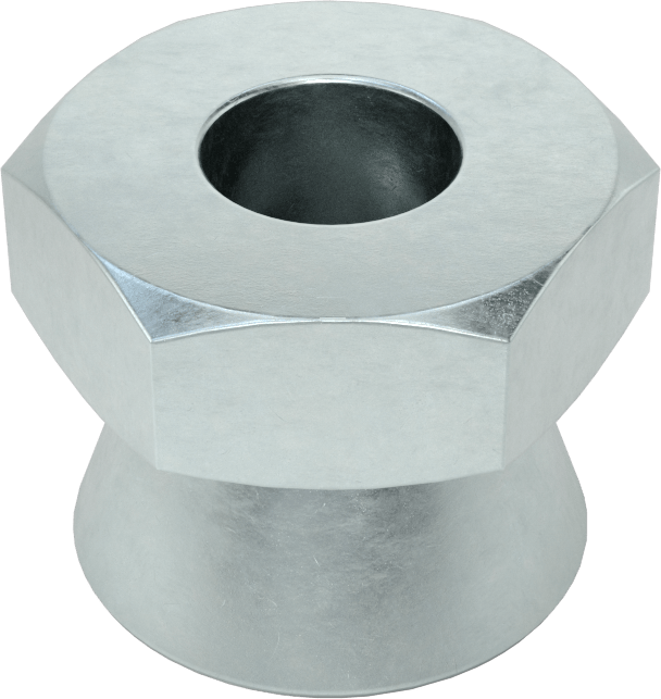 Kopma, Kurcalamaya Dayanıklı Somunlar, Çinko, M6 x 1 mm Diş Boyutu