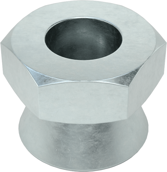 Kopma, Kurcalamaya Dayanıklı Somunlar, Çinko, M8 x 1,25 mm Diş Boyutu