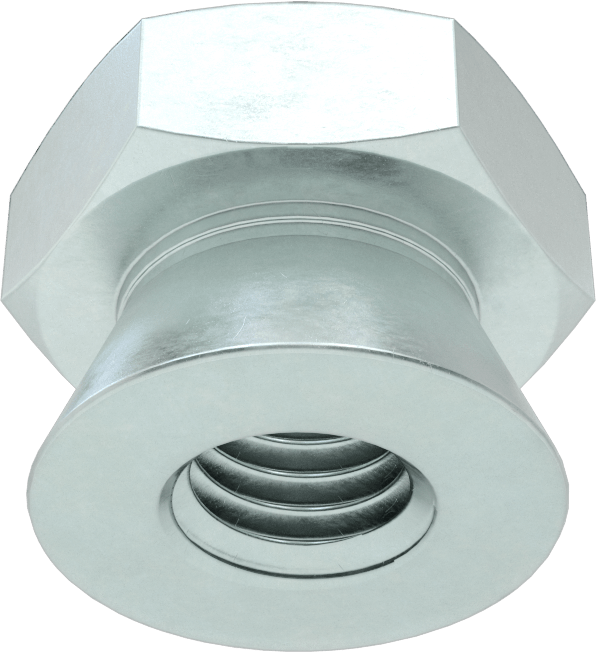 Kopma, Kurcalamaya Dayanıklı Somunlar, Çinko, M8 x 1,25 mm Diş Boyutu
