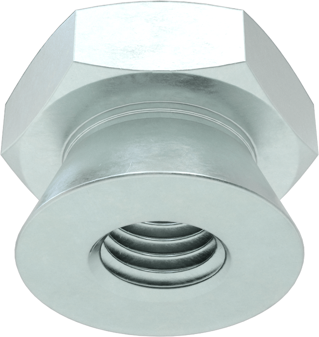 Kopma, Kurcalamaya Dayanıklı Somunlar, Çinko, M12 x 1,75 mm Dişli Boyutu
