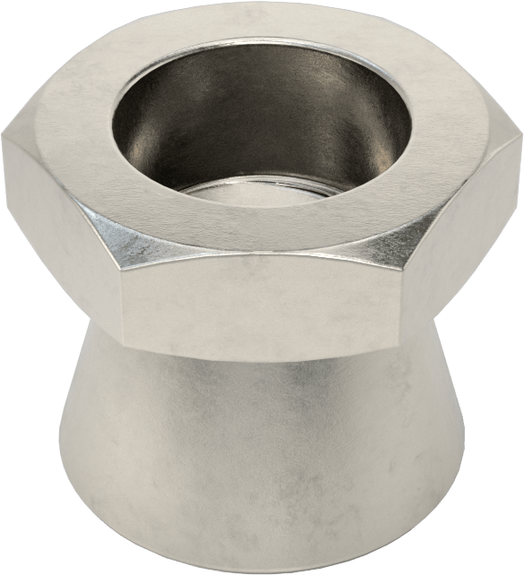 Kopma, Kurcalamaya Dayanıklı Somunlar, 18-8 Paslanmaz Çelik, M8 x 1,25 mm Diş Boyutu