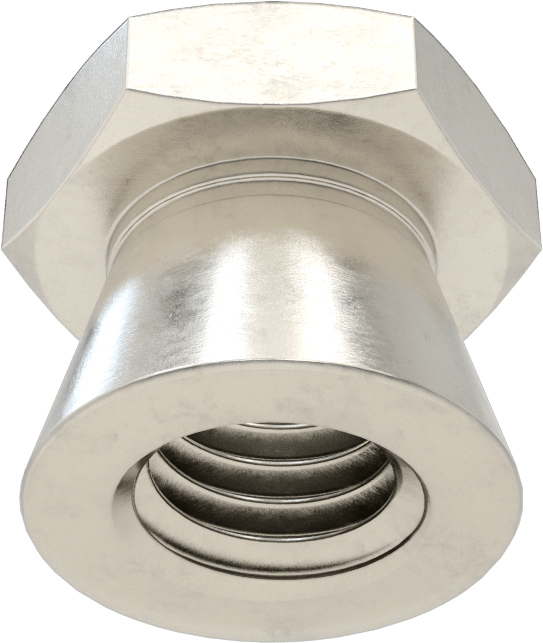 Kopma, Kurcalamaya Dayanıklı Somunlar, 18-8 Paslanmaz Çelik, M8 x 1,25 mm Diş Boyutu