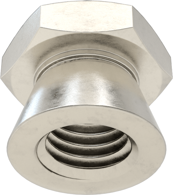 Kopma, Kurcalamaya Dayanıklı Somunlar, 18-8 Paslanmaz Çelik, M12 x 1,75 mm Dişli Boyutu