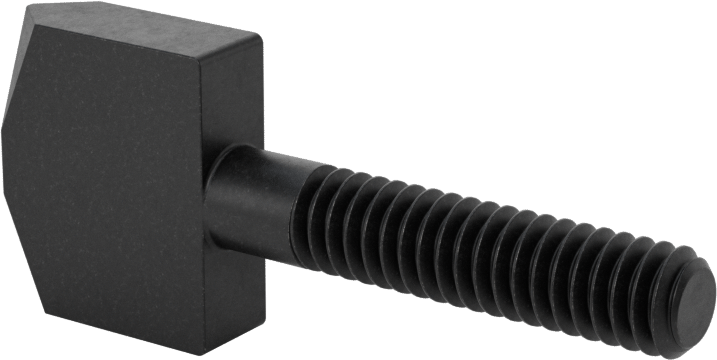 Mandallı Ayar Vidası, 1/4"-20 Diş Boyutu, 1-1/4" Uzunluk