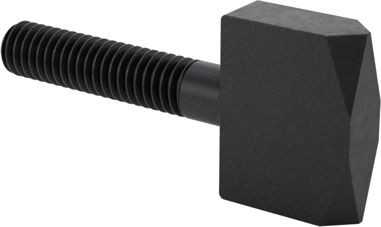 Mandallı Ayar Vidası, 5/16"-18 Diş Boyutu, 1-1/2" Uzunluk