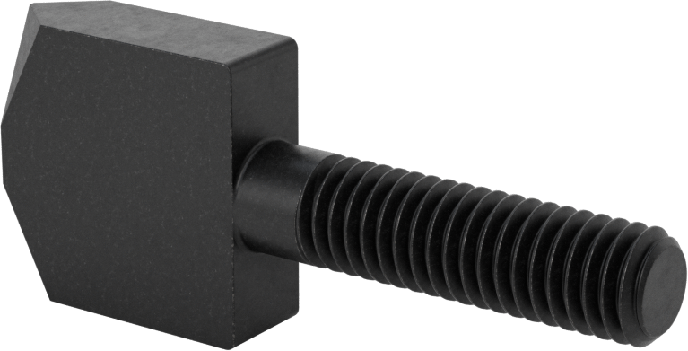 Mandallı Ayar Vidası, 3/8"-16 Diş Boyutu, 1-1/2" Uzunluk