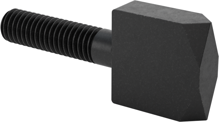 Mandallı Ayar Vidası, 3/8"-16 Diş Boyutu, 1-1/2" Uzunluk