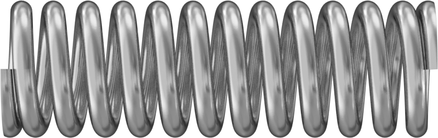 Hassas Sıkıştırma Yayları, 3/4" Uzunluk, 0.24" OD, 0.164" ID