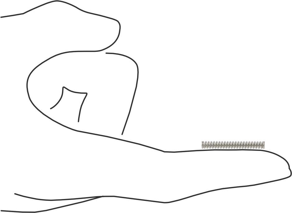 Korozyona Dayanıklı Hassas Sıkıştırma Yayı, 1" Uzunluk, 0.12" OD, 0.076" ID, 302 Paslanmaz Çelik