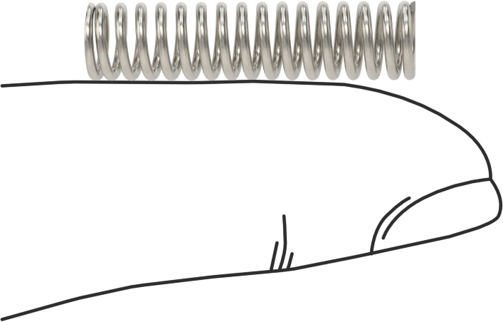 Korozyona Dayanıklı Hassas Sıkıştırma Yayı, 1" Uzunluk, 0.24" OD, 0.176" ID, 316 Paslanmaz Çelik