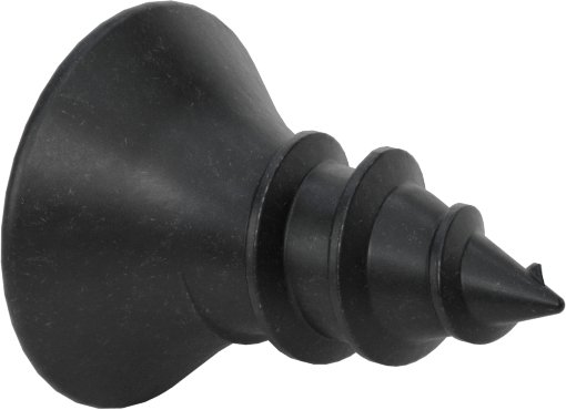 Siyah Oksit Çelik Phillips Düz Başlı Vidalar, Sac Metal için, Numara 8 Boyut, 3/8" Uzunluk