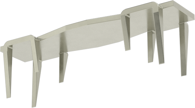 Çatal Uçlu Ahşap Birleştiriciler, 3/8" Genişlik, 1-5/16" Uzunluk