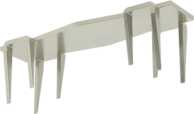 Çatal Uçlu Ahşap Birleştiriciler, 1/2" Genişlik, 1-11/16" Uzunluk