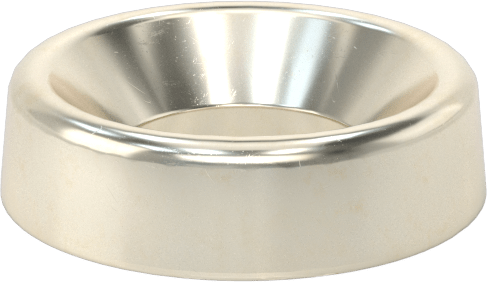 Nikel Kaplama Çelik Son İşlem Pulu, 3/8" Vida Boyutu için, 0.50" ID, 1" OD