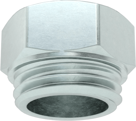 Gres Bağlantı Adaptörü, Düz, M10 x 1,00 mm Erkek x 1/4"-28 UNF Dişi, Çelik
