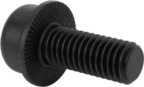Tırtıklı Flanşlı Soket Başlı Vida, M5 x 0,8 mm Diş, 12 mm Uzunluk