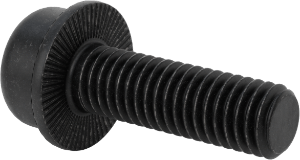 Tırtıklı Flanşlı Soket Başlı Vida, M5 x 0,8 mm Diş, 16 mm Uzunluk