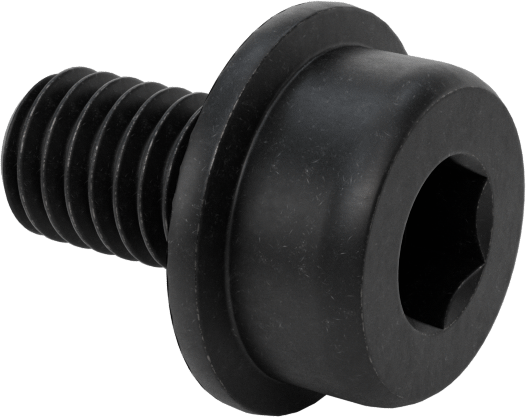 Tırtıklı Flanşlı Soket Başlı Vida, M6 x 1 mm Diş, 10 mm Uzunluk
