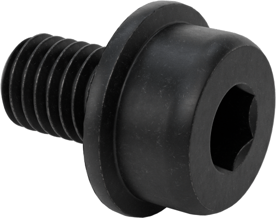 Tırtıklı Flanşlı Soket Başlı Vida, M8 x 1,25 mm Diş, 12 mm Uzunluk