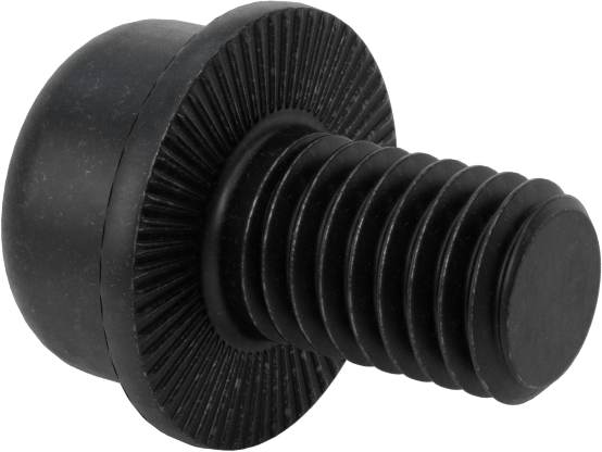 Tırtıklı Flanşlı Soket Başlı Vida, M8 x 1,25 mm Diş, 12 mm Uzunluk