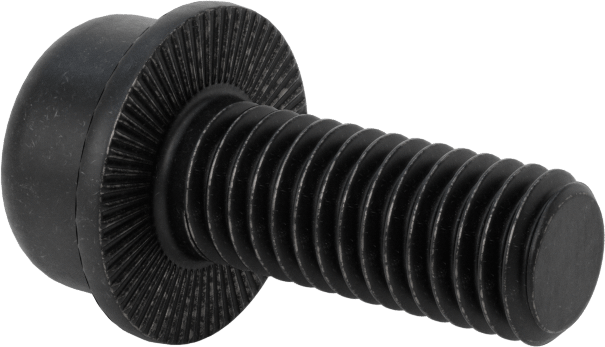 Tırtıklı Flanşlı Soket Başlı Vida, M8 x 1,25 mm Diş, 20 mm Uzunluk
