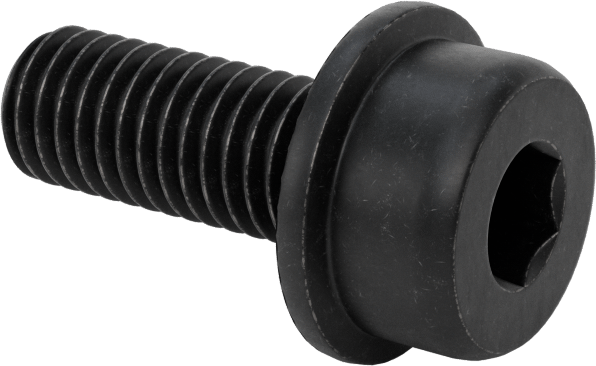 Tırtıklı Flanşlı Soket Başlı Vida, M8 x 1,25 mm Diş, 20 mm Uzunluk