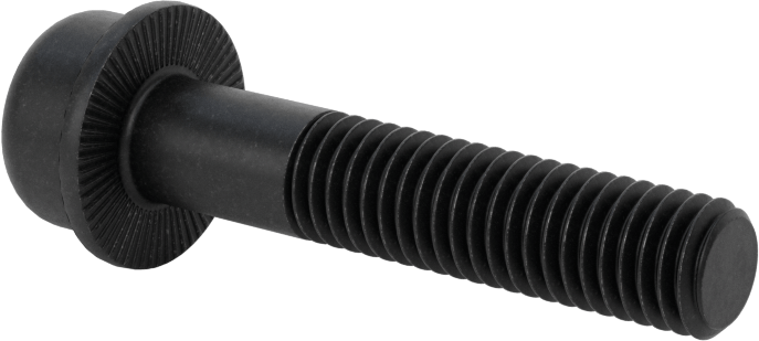 Tırtıklı Flanşlı Soket Başlı Vida, M8 x 1,25 mm Diş, 40 mm Uzunluk