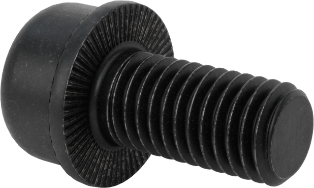 Tırtıklı Flanşlı Soket Başlı Vida, M10 x 1,5 mm Diş, 20 mm Uzunluk