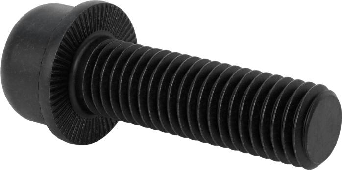 Tırtıklı Flanşlı Soket Başlı Vida, M12 x 1,75 mm Diş, 40 mm Uzunluk